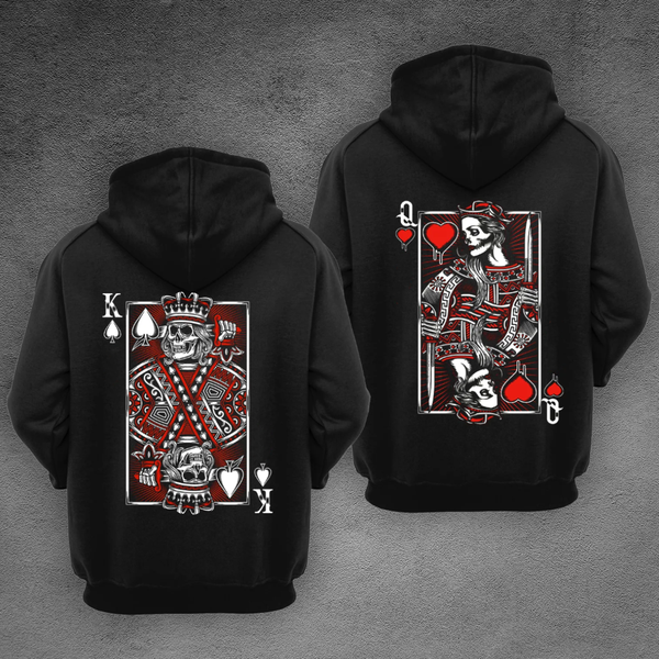 King & Queen Couples Hoodie